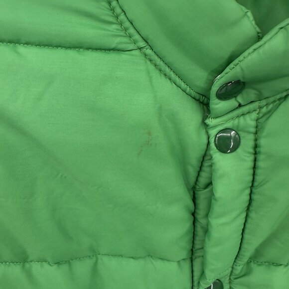 vintage 70s SWINGSTER puffer vest pockets nylon coat jacket retro green LARGE - Picture 5 of 8